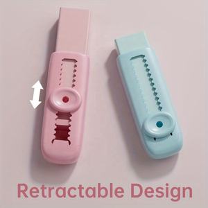 Drück-Zieh-Radiergummi für Kinder Grundschüler Drück-Zieh-Verschluss Radiergummi Schreibwaren - Product Image 5