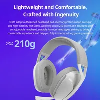 Untuk G321 Wireless untuk Headset Gaming 5.2 untuk PC/PS5/Switch |   Driver Dinamis 40mm |   Kecepatan Cahaya Latensi Rendah |   20 Jam