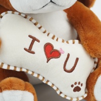 Animales de peluche personalizados, cachorros, Chihuahua, Spaniel, Pastor, perro, Pug, Husky, Schnauzer, juguete suave para bebé
