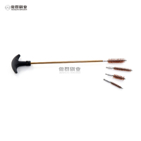Kit de nettoyage de canon de pistolet en bronze phosphoreux .22 .223 5,56 mm avec corde et étui portable