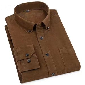 Primavera e autunno <span class=keywords><strong>camicia</strong></span> di <span class=keywords><strong>velluto</strong></span> a <span class=keywords><strong>coste</strong></span> in puro cotone <span class=keywords><strong>camicia</strong></span> da <span class=keywords><strong>uomo</strong></span> manica lunga Casual ricamo LOGO abbigliamento <span class=keywords><strong>uomo</strong></span> all'ingrosso - Product Image 2