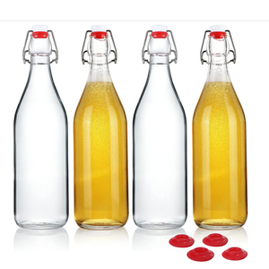 Snap Water Liter Flasche Lebensmittel qualität versiegelte Enzym flasche Edelstahl Snap Juice Drink Glasflasche - Product Image 3