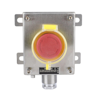 Bouton d'arrêt d'urgence avec couvercle de protection en acier inoxydable 304 IP65 WF1, boîtier antidéflagrant pour usine chimique