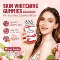 Gummies de collagène en marque blanche, Gummies de collagène et de glutathion pour une peau éclatante et rajeunie