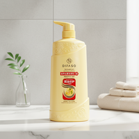 Shampooing Lotion Nourrissant à Base de Gingembre Herbacé Anti-Pelliculaire Anti-Casse pour Cheveux Gras Nettoyage en Profondeur Lissant 2 en 1