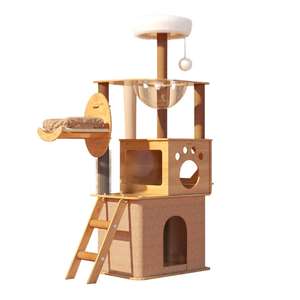 Nuovo Design vendita calda raschietto Mdf albero torre arrampicata gatto albero per grandi gatti torre con graffi - Product Image 1