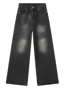 <span class=keywords><strong>Jeans</strong></span> Baggy de Alta Calidad para <span class=keywords><strong>Hombre</strong></span>, Corte Holgado, Lavado Ácido, Pierna Recta Ancha, <span class=keywords><strong>Jeans</strong></span> de Mezclilla Lavada, Venta al por Mayor - Product Image 3