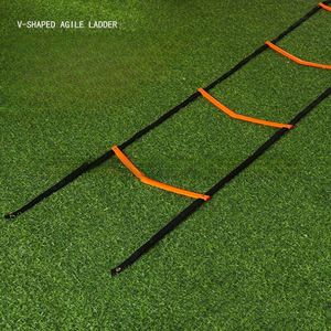 Escalera de Agilidad, Escalera de Obstáculos Fija, Cuerda Resistente, Escalera de Entrenamiento de Fútbol, Escalera de Entrenamiento de Pasos - Product Image 1