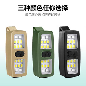 Running <b>Led</b> Neck Clip <b>Light</b> Usb <b>Rechargeable</b> Touch Control For Night Running With Front And Back Warning <b>Lights</b> - Product Image 3