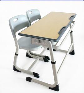 Ensemble de bureau et chaise réglables personnalisables de bonne qualité pour l'école, bureaux et chaises d'école, chaise et table doubles pour étudiants - Product Image 2