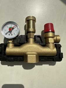 Langlebige Messing kessel komponenten mit automatischem Entlüftung manometer und Sicherheits ventil für HLK-und Fußboden heizungs systeme - Product Image 3