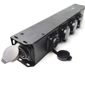 Powercon True1 Power Distribution Box 4-Way 10A <b>Socket</b> with Rack 600W Maximum Power for Stage <b>Lighting</b> and Audio Equipment - Product Image 4