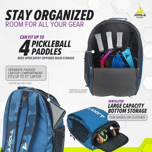 Free Sample Small Pickleball Backpack <b>Men</b> Pickleball Paddle <b>Shoulder</b> Tote <b>Bag</b> with Paddle Pocket and Water Bottle Holder - Product Image 4