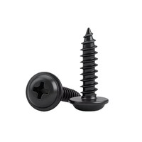 Vis métrique DIN967 à tête cylindrique Phillips, vis de machine en acier inoxydable 304 avec collier de fixation monobloc