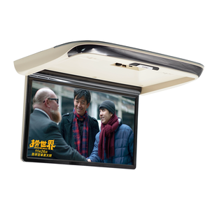 Phổ 2025 New 15.6 inch lật 1920*1080 IPS Màn hình Màn hình stereo Car TV Android Roof màn hình xe bus đài phát thanh de coche Android - Product Image 4
