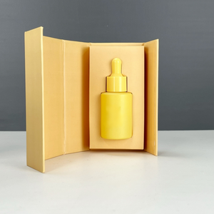 Flacons compte-gouttes plats et ronds en verre noir et or pour huiles essentielles – 30 ml, 60 ml, 120 ml (1 oz, 2 oz, 4 oz) - Product Image 6