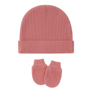 Chapeaux pour nouveau-nés avec mitaines anti-griffures pour prématurés unisexes, chapeaux d'hôpital pour garçons et filles <span class=keywords><strong>de</strong></span> 0 à 6 mois - Product Image 4
