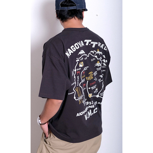 เสื้อยืดผ้าฝ้ายโอเวอร์ไซส์สำหรับผู้ชายผ้าฝ้ายแบบวินเทจฟอกสีได้ตามต้องการ - Product Image 1