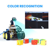 Kit de voiture robot intelligente programmable Keyestudio STEM 4WD pour l'éducation au codage Raspberry Pi 4B (sans carte)