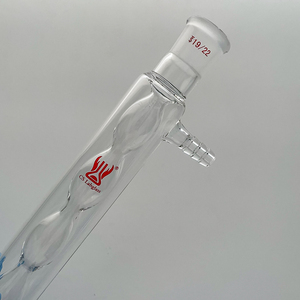 Condenseurs en verre borosilicaté Labic Allihn Verrerie scientifique de laboratoire OEM personnalisable avec chambre à air à ampoule - Product Image 5