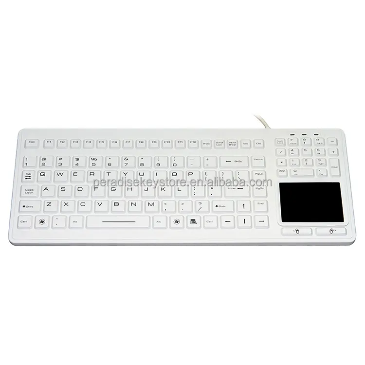 Tastiera industriale medica IP67 con touch pad lavabile e sterilizzabile tastiera industriale medica con touch pad portatile