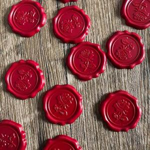 <strong>Celtic</strong> Knot Wax Seal Stamp Personalized Text Edge Instant Ship - Product Image 1