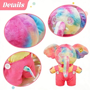 Elefante de Peluche Premium Adorable para el Mercado Estadounidense, Elefante de Peluche Ultra Rainbow para Niños Pequeños - Product Image 4