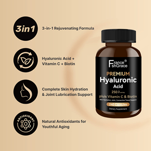 Suplementos <span class=keywords><strong>de</strong></span> Ácido Hialurónico para Cabello Seco, Arrugas y <span class=keywords><strong>Dolor</strong></span> en las Articulaciones para Hombres y Mujeres, Cápsulas <span class=keywords><strong>de</strong></span> Ácido Hialurónico, 240 Cápsulas - Product Image 2