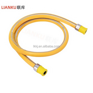 Manguera de <span class=keywords><strong>Gas</strong></span> Natural de Alta Presión, Conducto <span class=keywords><strong>Flexible</strong></span> de Acero Inoxidable Recubierto de PVC Duradero, <span class=keywords><strong>para</strong></span> Estufas - Product Image 5