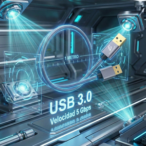 Cable USB 3.0 ELE-GATE A a A de 1 m para transferencia de datos de alta velocidad - Product Image 2