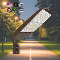 Lampe de rue LED étanche IP65 AC 220V 6000K avec détecteur de mouvement, en alliage d'aluminium, certifiée CE, garantie 1 an, vente directe usine OEM