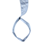 Profesyonel fabrika özel 1.5m 12cm gri Polyester dokuma Sling tipi 4T düz