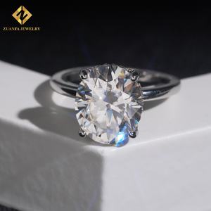 Trendy Eternidade Anel Mulheres Jóias Promessa 925 Sterling Silver Noivado Casamento Cubic Zirconia S925 Anel - Product Image 3