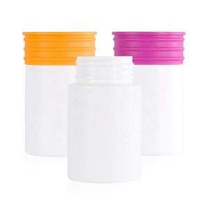 160ml Customized Capsule <b>Bottle</b> Pharmaceutical Packaging HDPE Plastic <b>Pill</b> Jar For Health Products With Colored CRC Screw Cap - Product Image 1