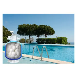 Drinking Water Industrial Water Treatment Media Bio Fish Tank Aquarium Pond Polyester Fiber Filter Ball