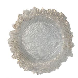 Wedding Charger <b>Plates</b> Elegant Clear Banquet Serving <b>Plates</b> & Decorative <b>Plate</b> Chargers for Events - Product Image 4