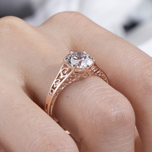 แหวนเพชรเม็ดกลมทอง 9K รุ่น MSR-2079 จาก Messi Jewelry - Product Image 6