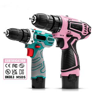 NEOBRISKEN 12V Lithium Battery Two-speed Drill Rechargeable Percussion <b>Set</b> Multi-function Bit 1500rpm N317 Drill & <b>Screwdriver</b> K - Product Image 3