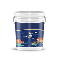 Revêtement liquide en pierre acrylique haute simulation effet granit pour projets de décoration extérieure, bâtiments résidentiels, hôtels, pulvérisation