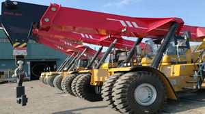 China SRSC4545H1 Reach <span class=keywords><strong>Stacker</strong></span> 45 Ton 13600mm Maks. Mesin Penumpuk Pengangkat Tinggi - Product Image 2