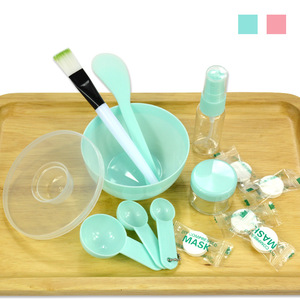 <b>Silicone</b> Cosmetic Beauty Mask Bowl Soft Film <b>Stick</b> Brush Homemade Face Application Skin Care Set Custom Logo Multi-Piece Split - Product Image 2