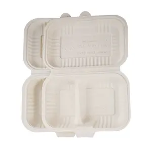 Hot Selling Biodegradable Ecofriendly Disposable Microwavable Food Container Corn Strarch Small Lunch Box