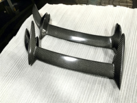 Ailerons de coffre arrière en fibre de carbone pour Ford Focus/Fiesta, diffuseur arrière aérodynamique, ailerons de spoiler, accessoires de tuning extérieur pour voiture