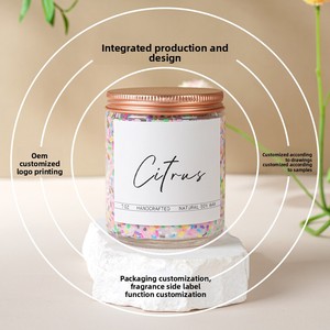 For Bestseller Colorful <strong>Candy</strong> Granules Soy <strong>Wax</strong> Creative Birthday Gift Party Favors Sugar Needle Aromatherapy Candle - Product Image 4