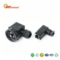 Connecteur Hirschmann Wotian de Nanjing - HS DIN 43650 3 broches IP67 étanche à la poussière avec indicateur LED pour bobine d'électrovanne personnalisée