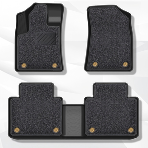 Tapetes <span class=keywords><strong>de</strong></span> Auto <span class=keywords><strong>de</strong></span> TPE y Alfombra 2 en 1 <span class=keywords><strong>de</strong></span> Doble Capa, Ajuste Personalizado <span class=keywords><strong>para</strong></span> la Mayoría <span class=keywords><strong>de</strong></span> los Vehículos, Resistentes al Agua, Inodoros, <span class=keywords><strong>para</strong></span> Todo Clima - Product Image 1