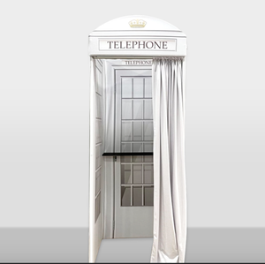 Cabine téléphonique rouge <span class=keywords><strong>rose</strong></span>, équipement pour mariage, salon professionnel, élégante cabine téléphonique florale de Londres, décorative pour mariage, toile de fond - Product Image 4