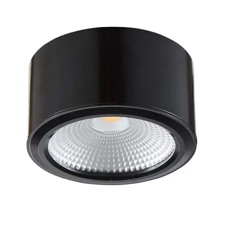 Ângulo ajustável 7W 12W 15W 20W COB LED luz montada em superfície downlight AC85-265V