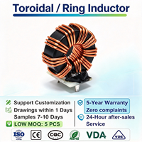 Bobine d'induction toroïdale à prix de gros, fil de cuivre enroulé de 7 à 52 tours, filtre EMI pour cuisinière à induction, faible MOQ