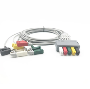 บริการซ่อมแซมสายเชื่อมต่อ IEC ECG รุ่น EL6504A สาย ECG 5 สาย รุ่น EL6504A สายเชื่อมต่อวิดีโอ - Product Image 1
